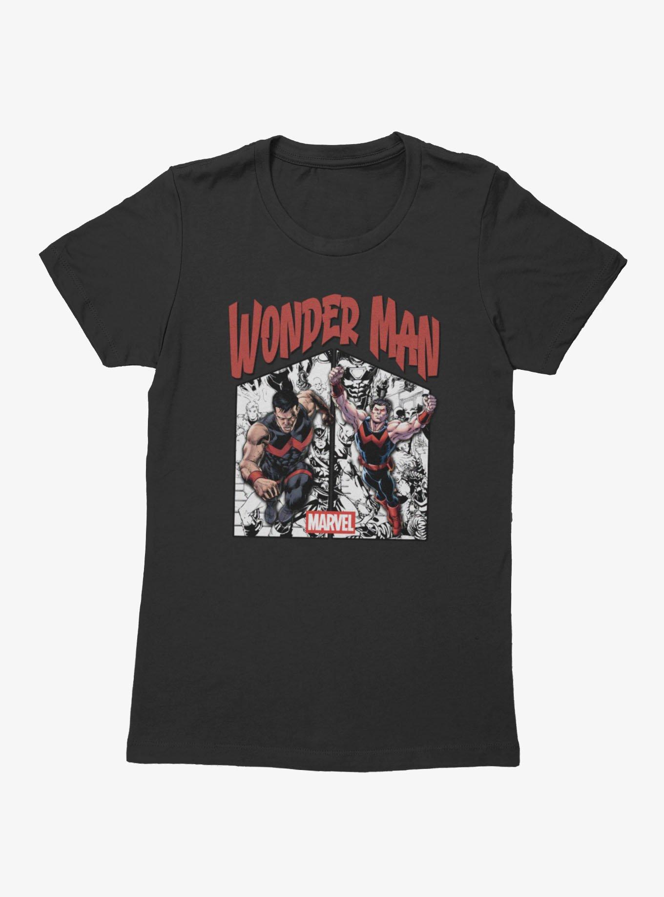 Marvel Comics Wonder Man Panels Womens T-Shirt Box Lunch Exclusive, , hi-res