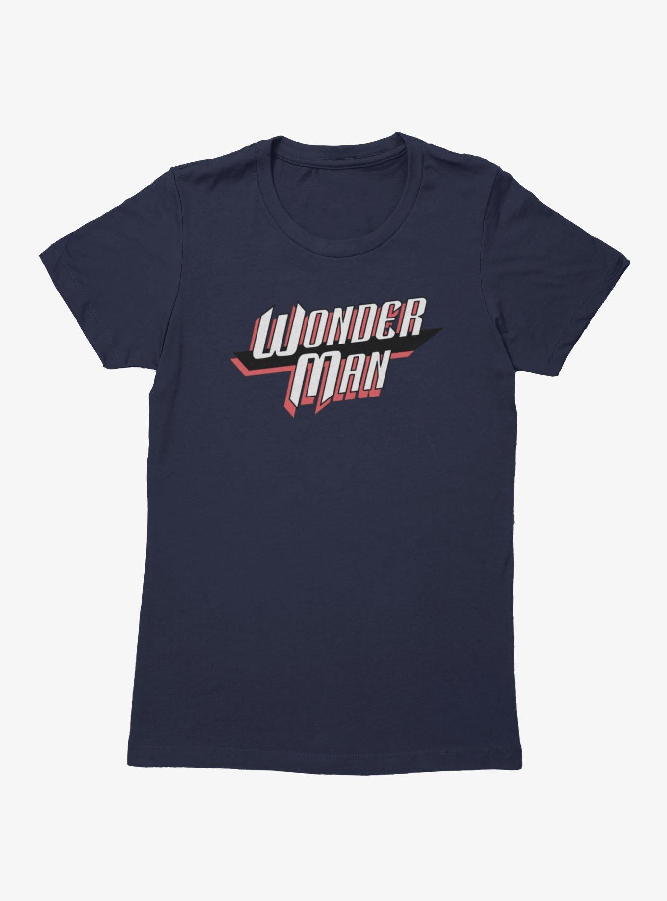 Marvel Comics Wonder Man Slant Text Womens T-Shirt, , hi-res