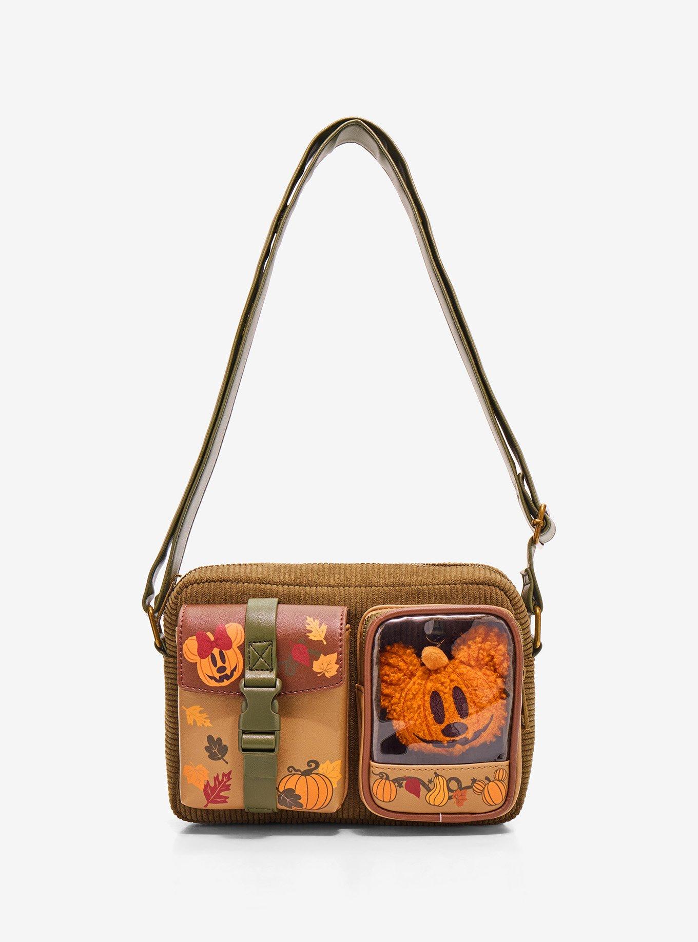 Her Universe Disney Halloween Pumpkin Plush Shoulder Bag, , hi-res