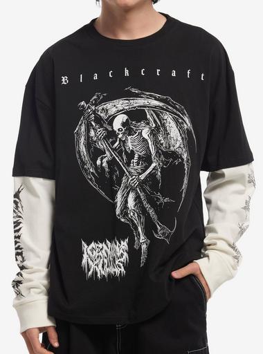 Blackcraft X Ice Nine Kills Skeleton Reaper Twofer Long-Sleeve T