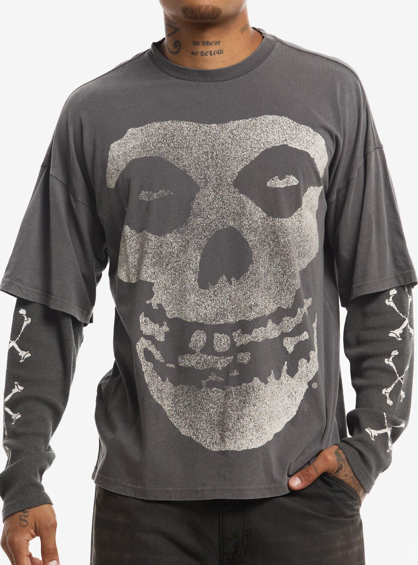 Misfits Fiend Skull Twofer Long-Sleeve T-Shirt