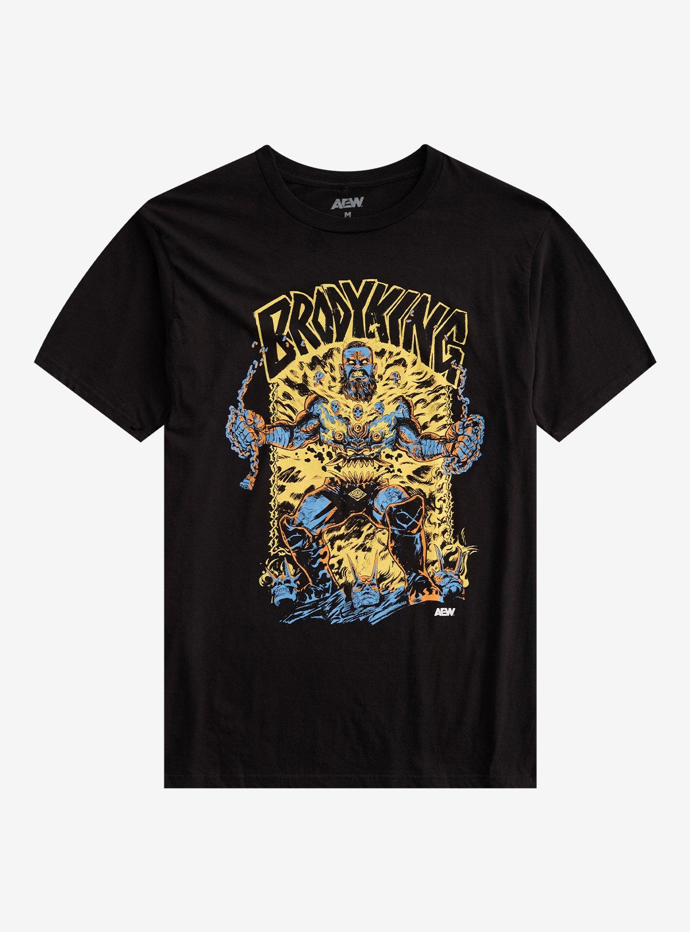 All Elite Wrestling Brody King Flames T-Shirt, , hi-res