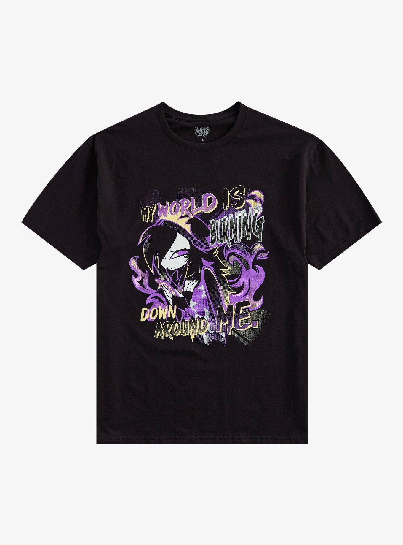 Helluva Boss Octavia World Burning T-Shirt, , hi-res