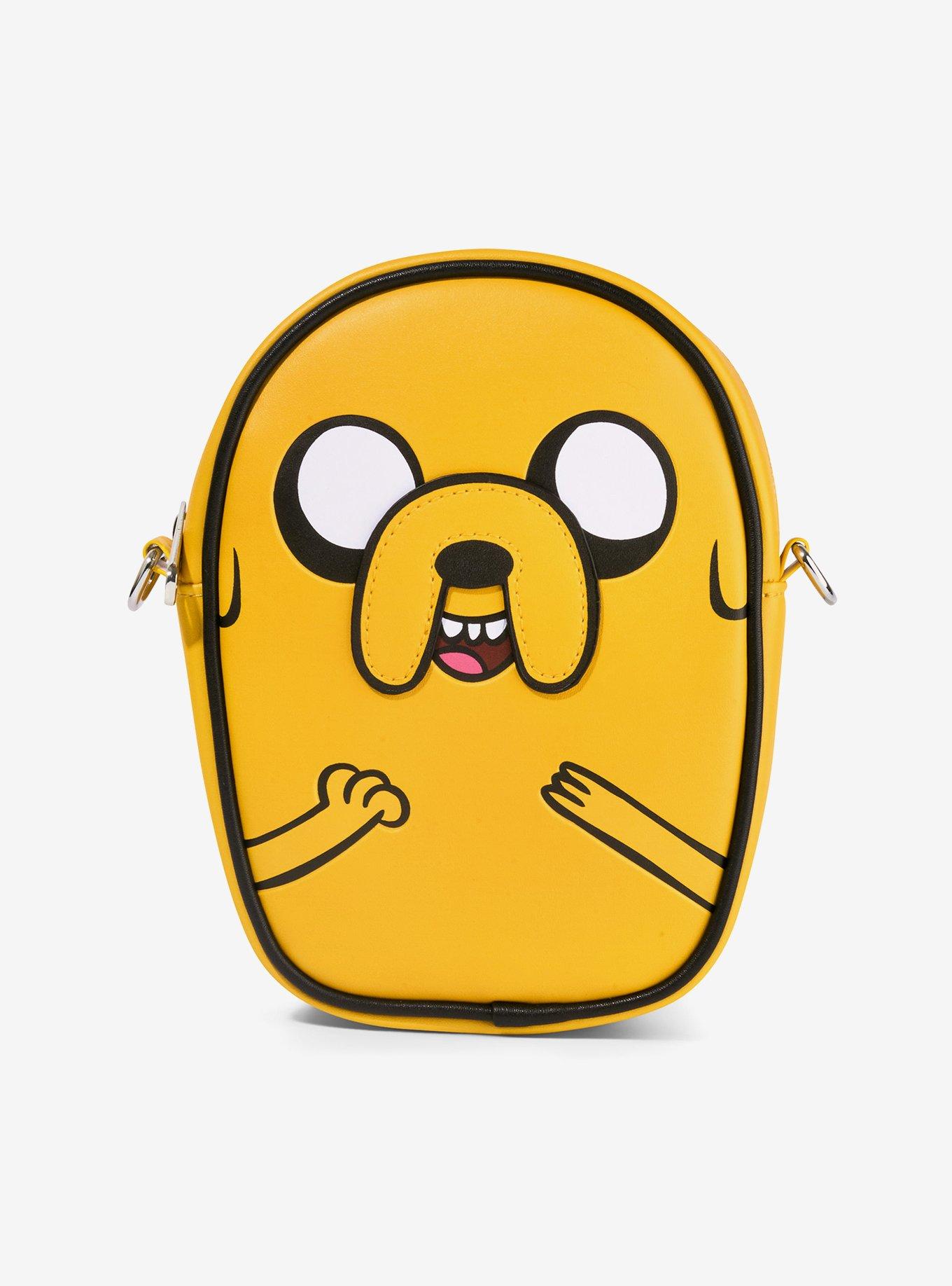Adventure Time Jake Character Close Up Yellow Crossbody Bag, , hi-res