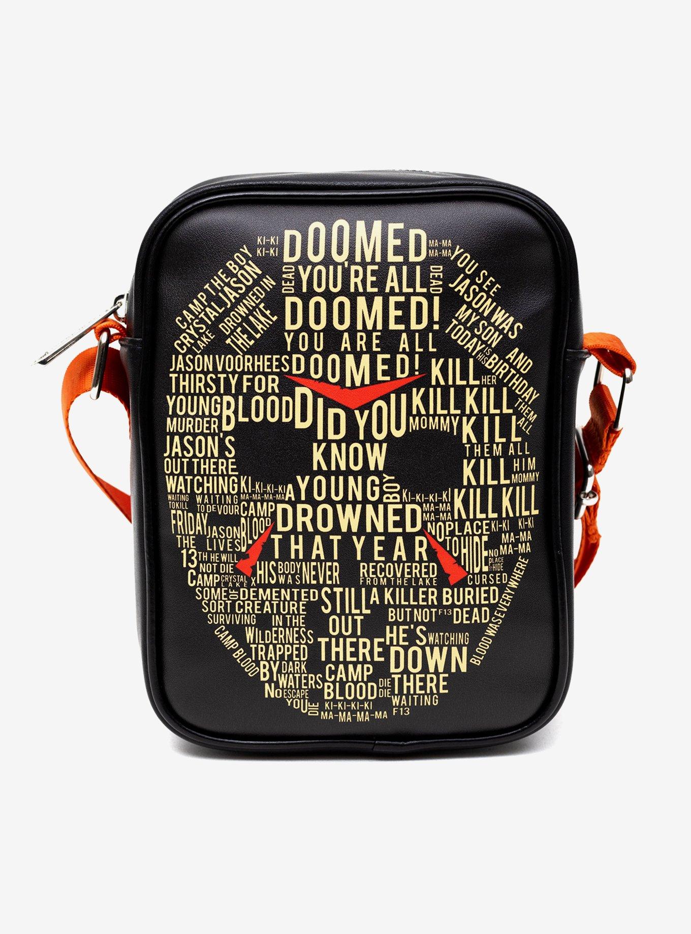 Friday The 13th Jason Hockey Mask Crossbody Backpack