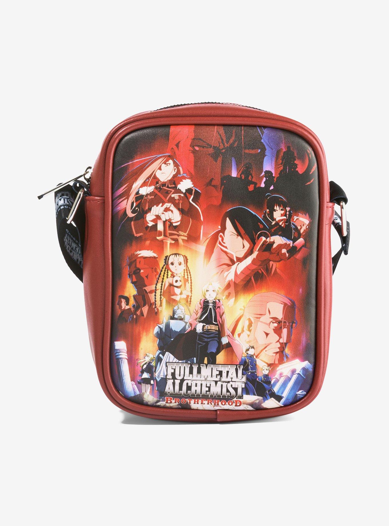 Fullmetal Alchemist Brotherhood Elric Brothers Pose & Scene Crossbody Bag, , hi-res