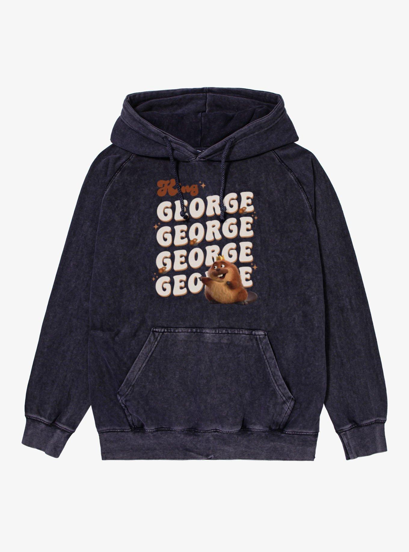 Disney Pixar Hoppers King George Name Stack Mineral Wash Hoodie, , hi-res