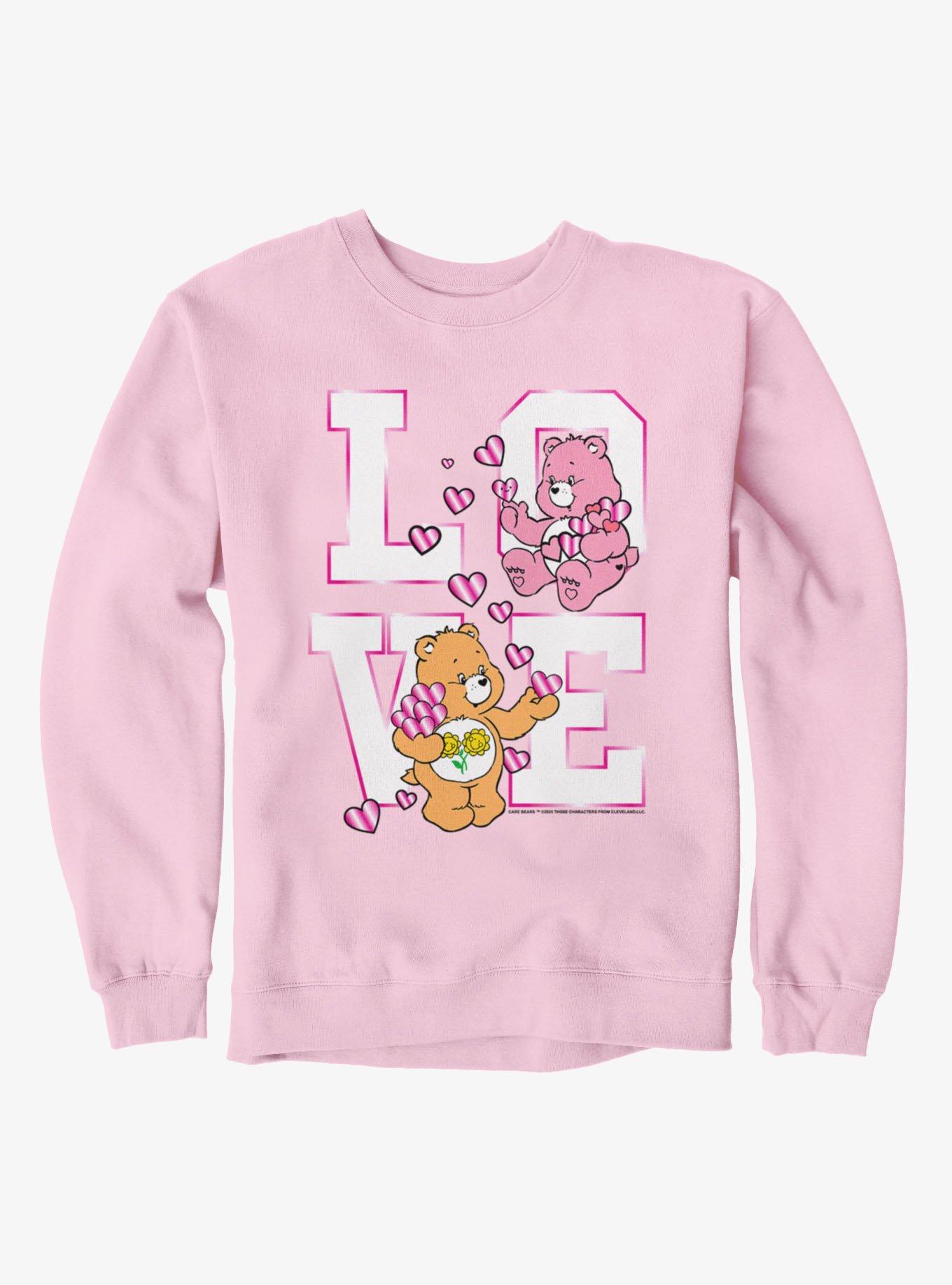 Care Bears Friend And Love A Lot Bear Love Stack Sweatshirt