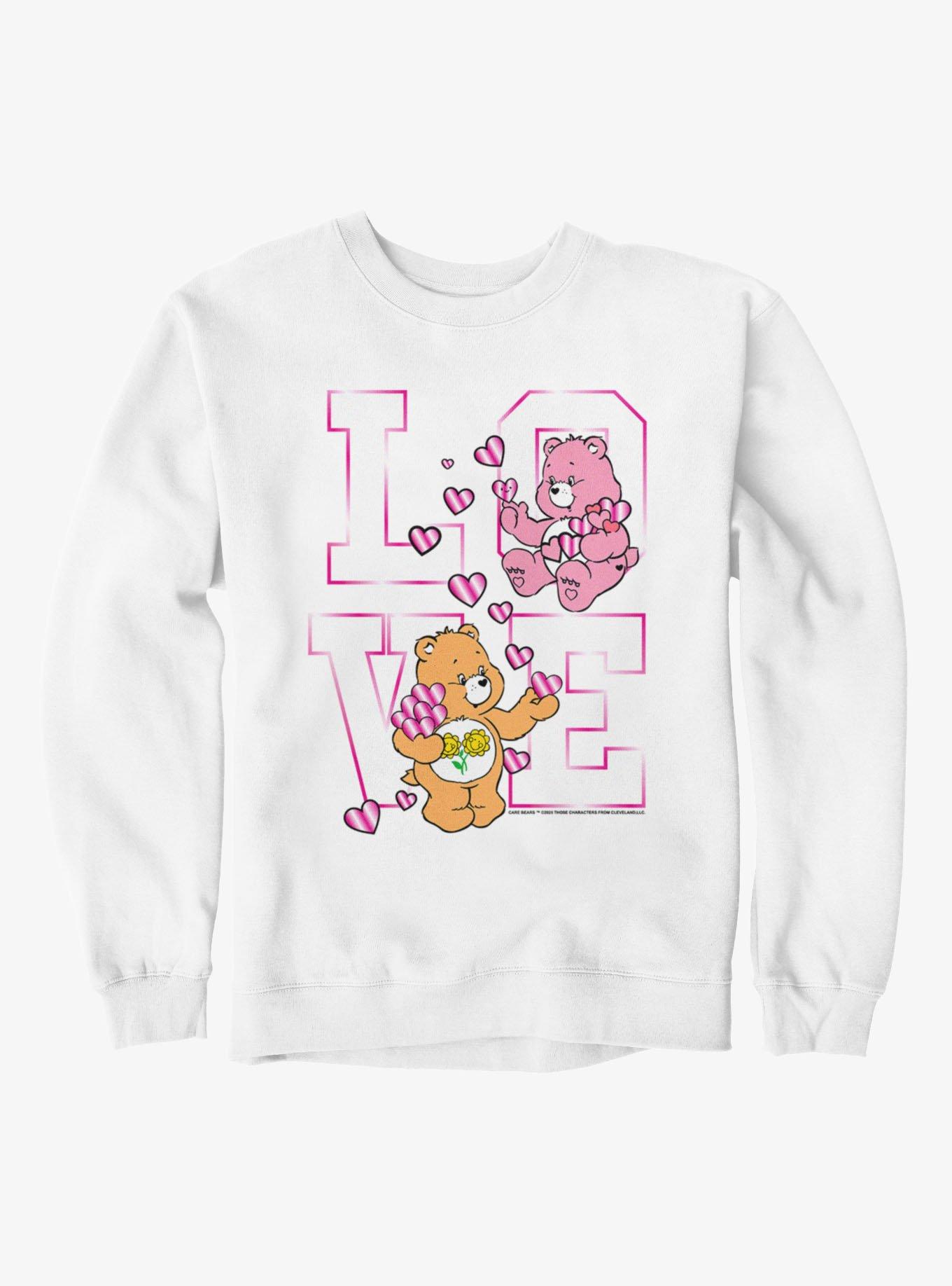 Care Bears Friend And Love A Lot Bear Love Stack Sweatshirt