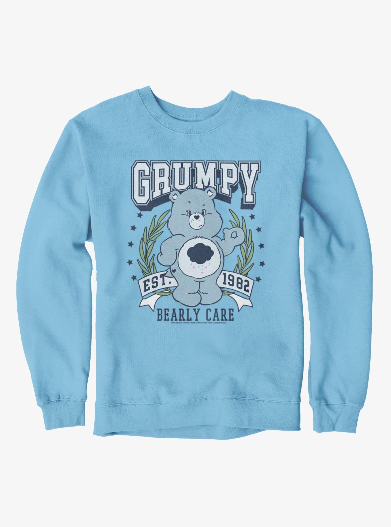 Care Bears Grumpy Bear Bearly Care Est 1982 Sweatshirt, , hi-res