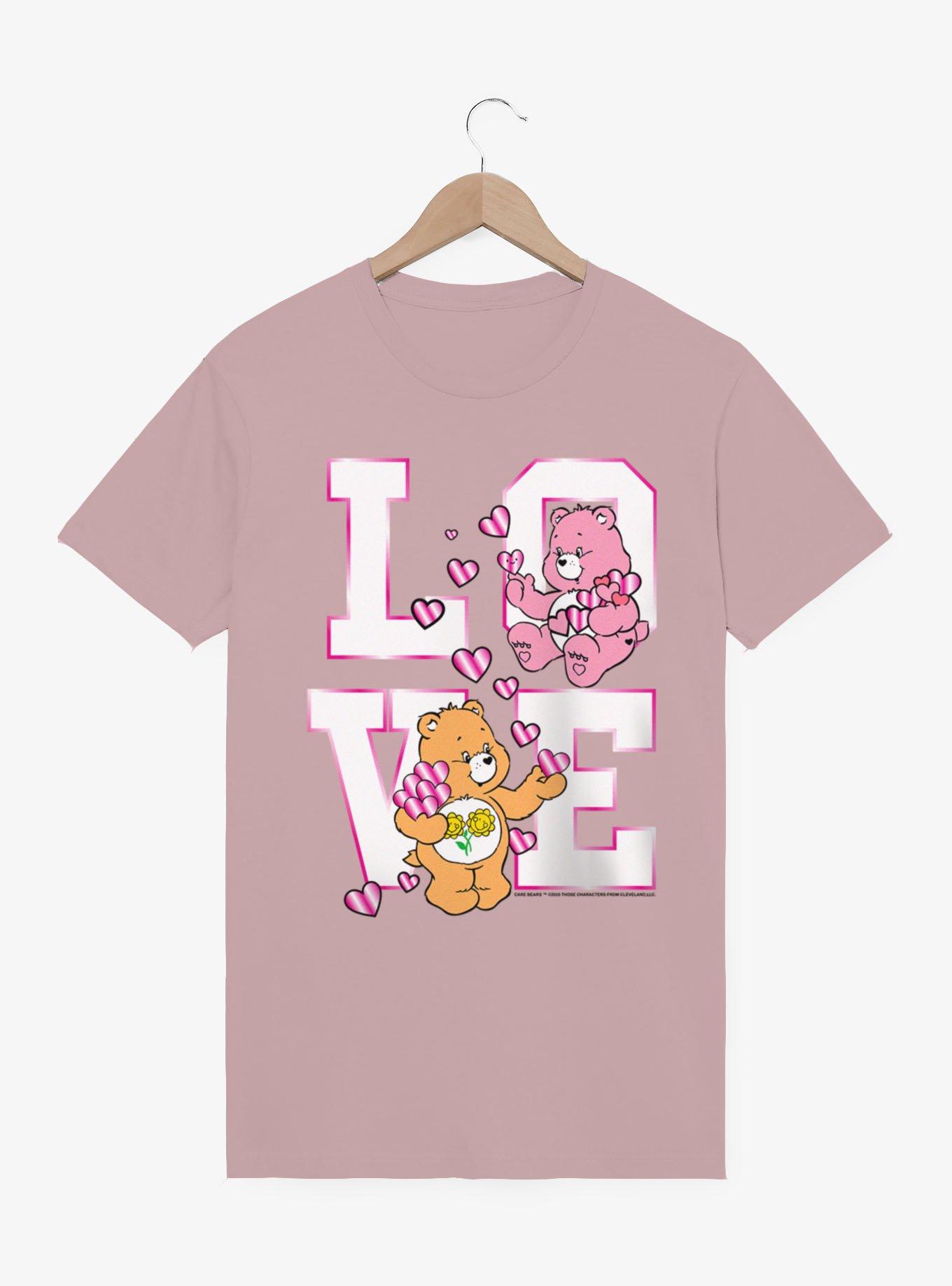 Care Bears Friend And Love A Lot Bear Love Stack T-Shirt