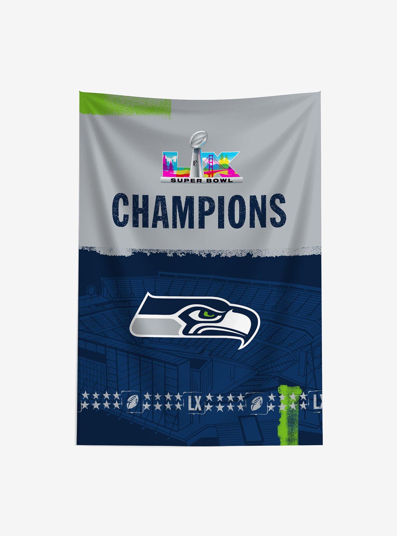 NFL Super Bowl 2026 Seattle Seahawks Champs Ferry Tapestry, , hi-res