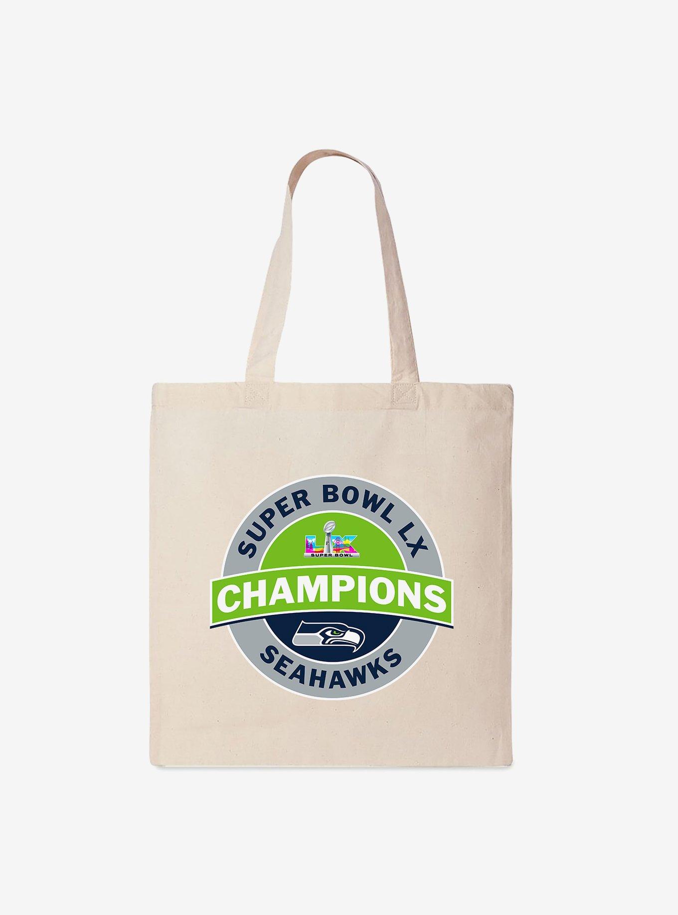 NFL Super Bowl 2026 Seattle Seahawks Champs Mission Tote Bag, , hi-res