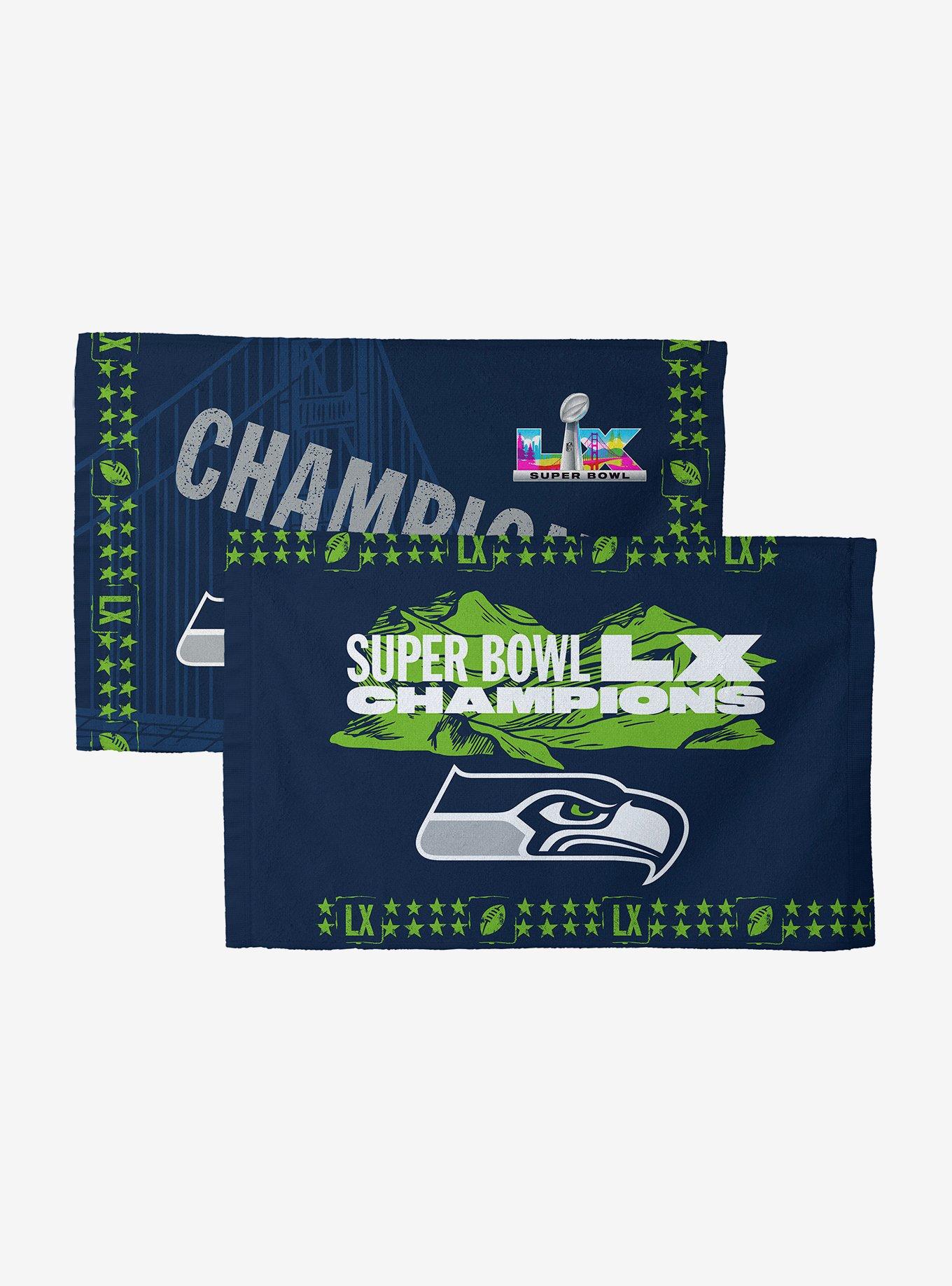 NFL Super Bowl 2026 Seattle Seahawks Champs Twin Peaks Fan Towel