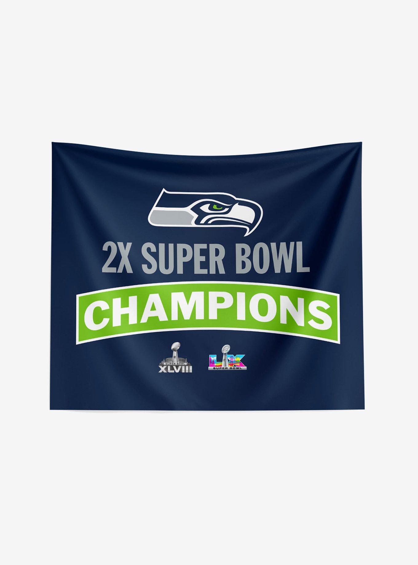 NFL Super Bowl 2026 Seattle Seahawks Multi Champs Grind Wall Hanging, , hi-res