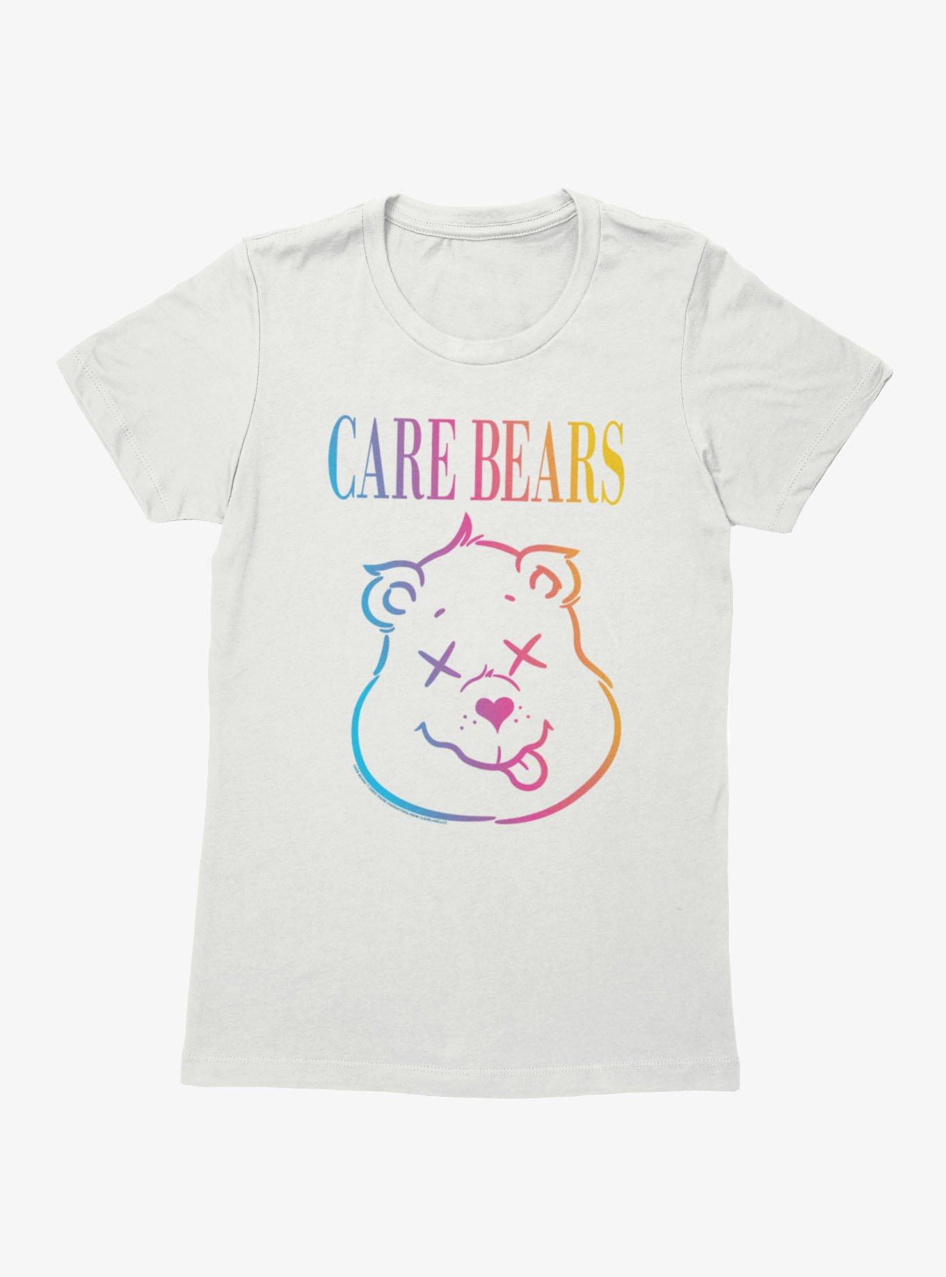Care Bears Grunge Bear Face Womens T-Shirt, , hi-res