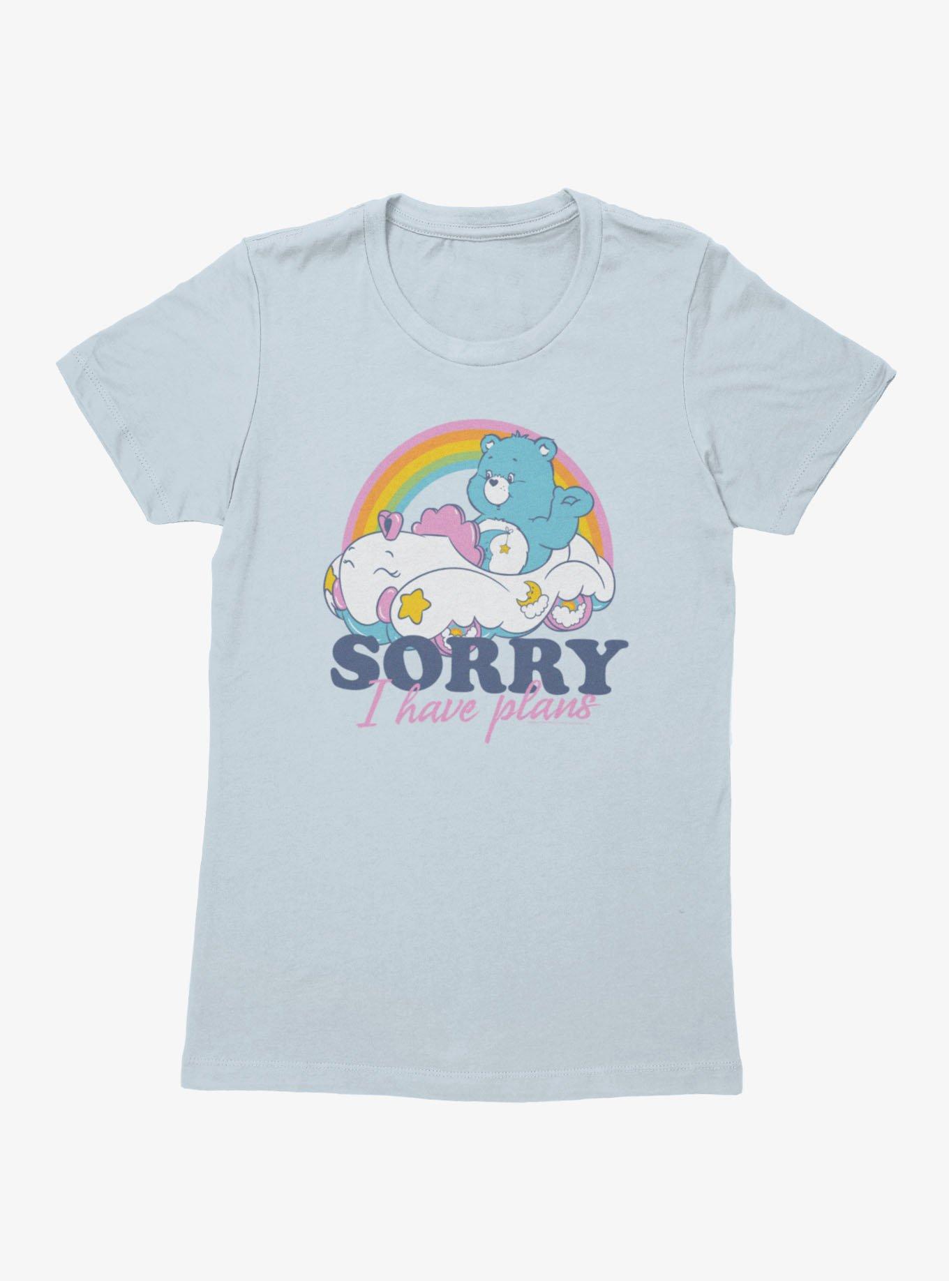 Care Bears Sorry I Have Plans Bedtime Bear Womens T-Shirt, , hi-res