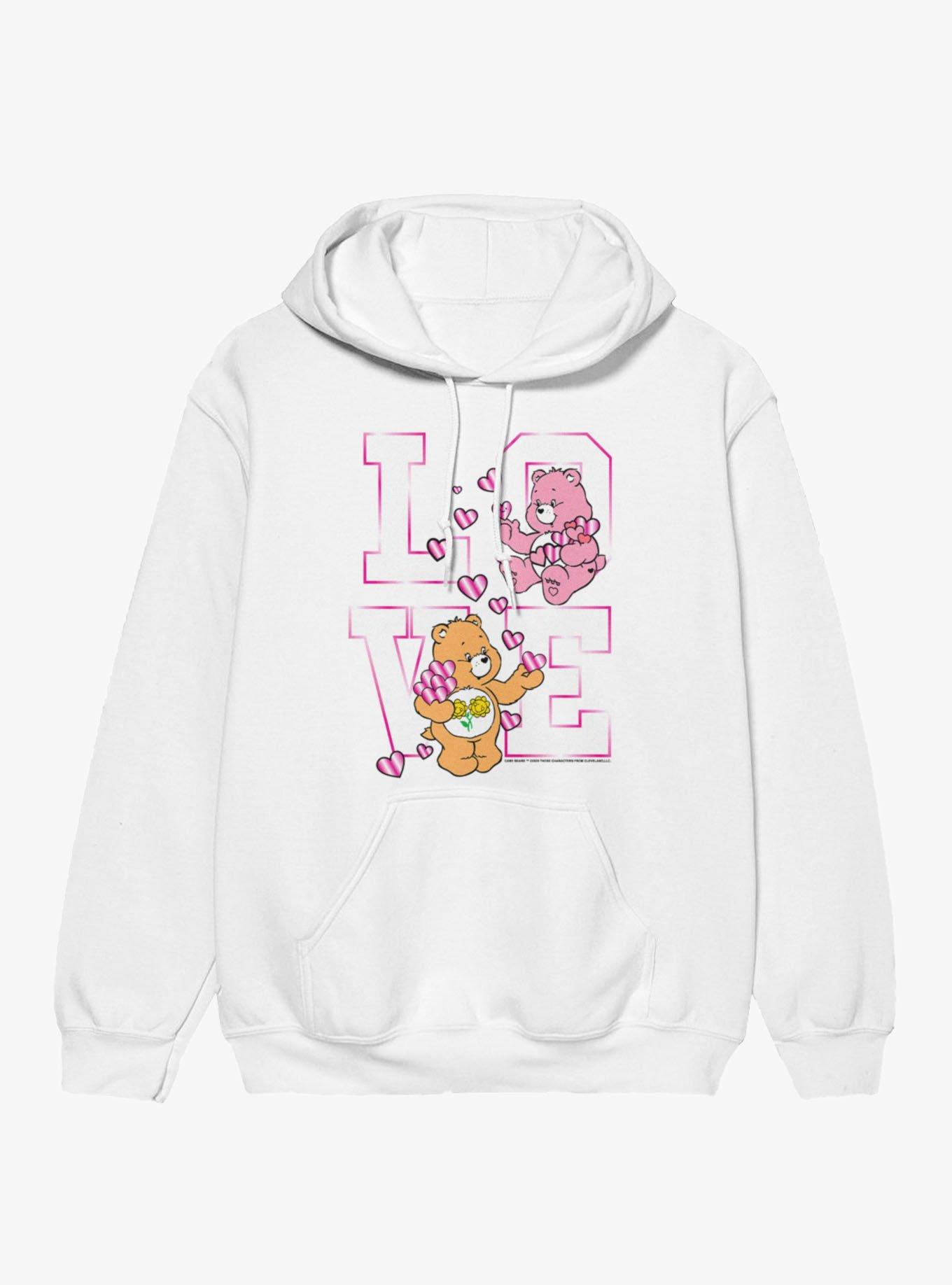 Care Bears Friend And Love A Lot Bear Love Stack Hoodie