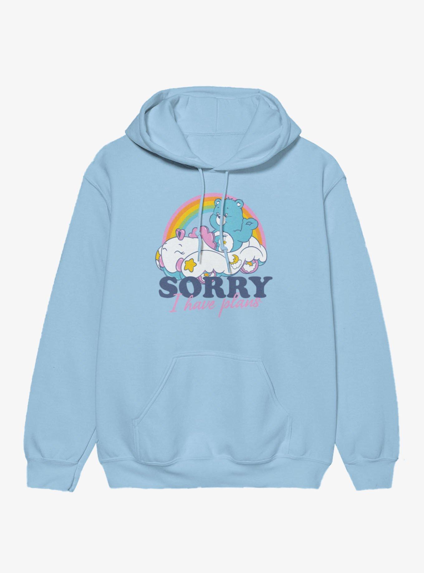 Care Bears Sorry I Have Plans Bedtime Bear Hoodie, , hi-res