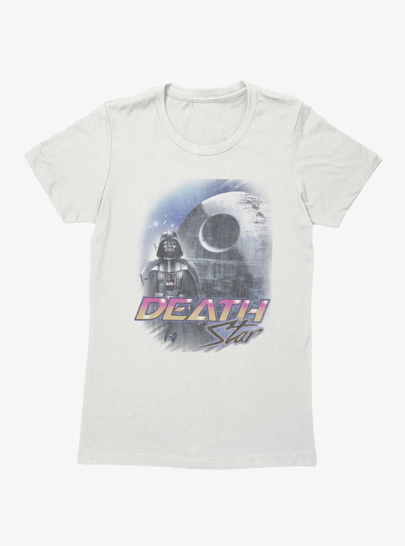 Star Wars Darth Vader Death Star Retro Womens T-Shirt, , hi-res