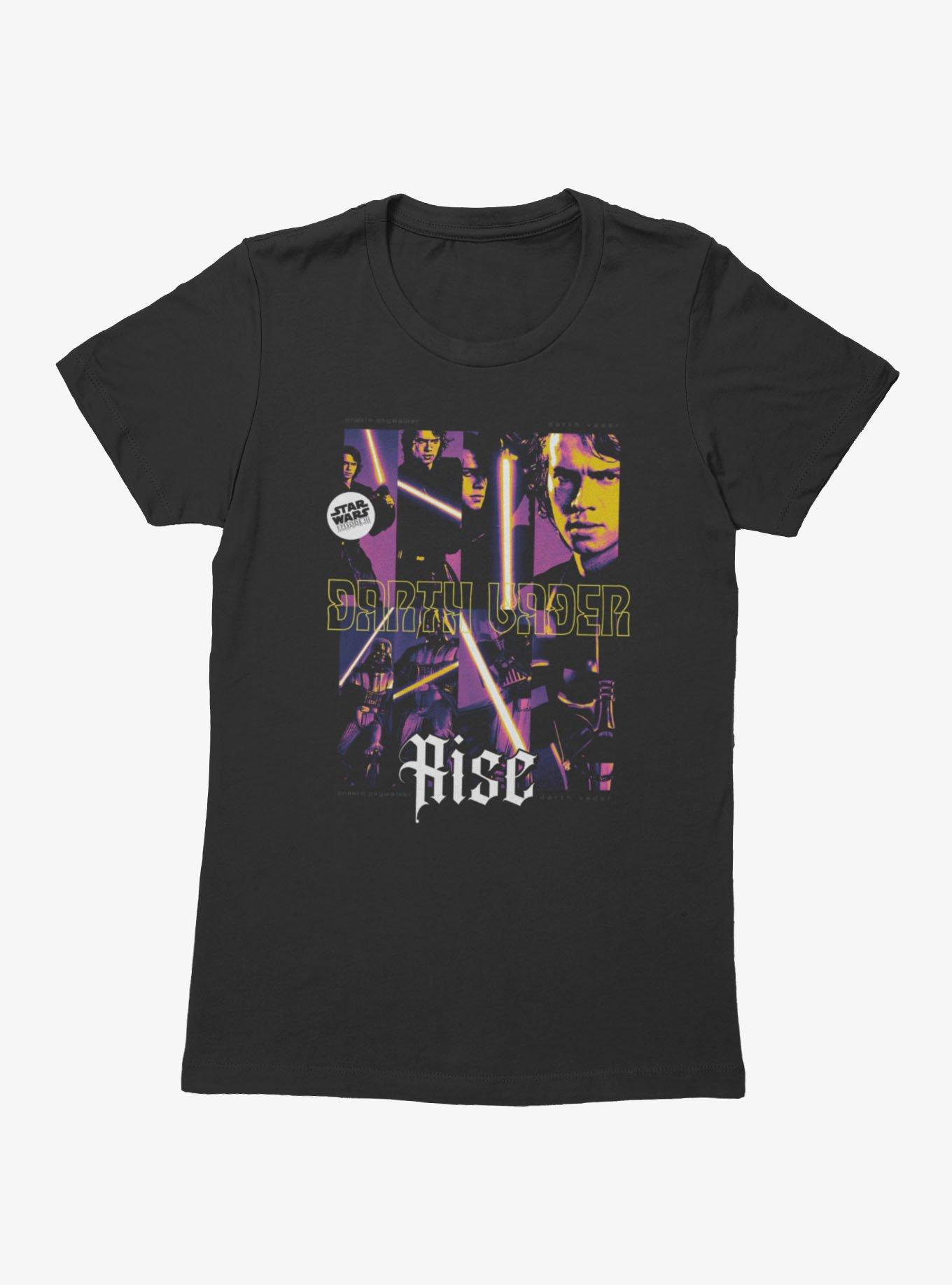 Star Wars Episode III Darth Vader Anakin Rise Womens T-Shirt
