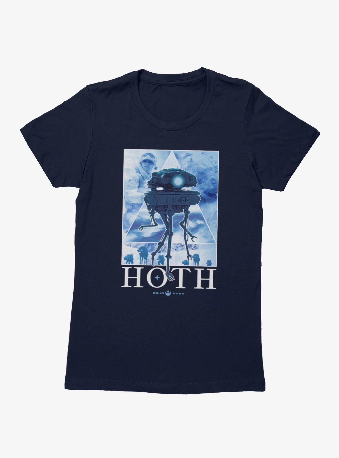 Star Wars Hoth Echo Base Poster Womens T-Shirt, , hi-res