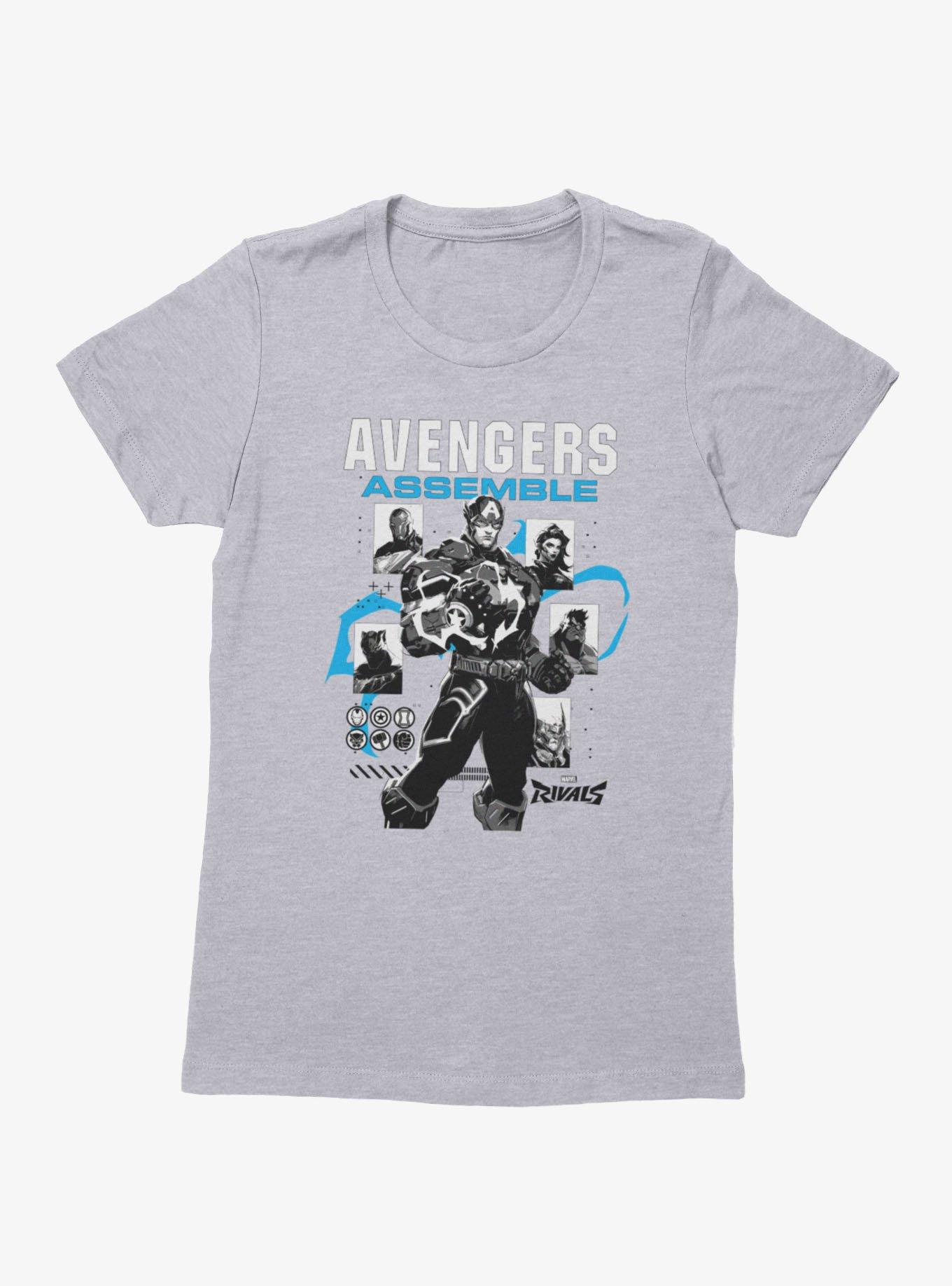 Marvel Rivals Captain America Avengers Assemble Womens T-Shirt, , hi-res