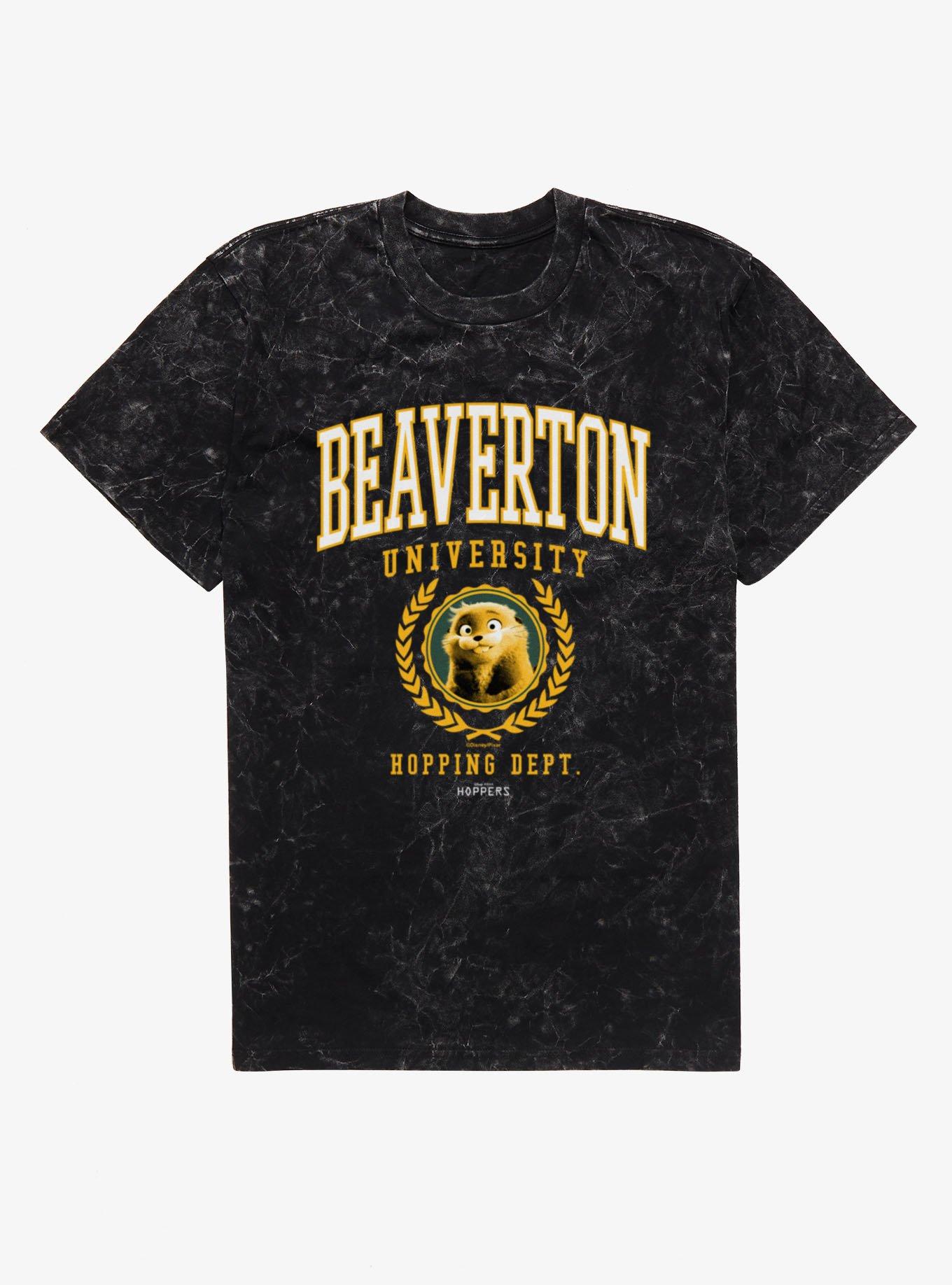 Disney Pixar Hoppers Beaverton University Mineral Wash T-Shirt, , hi-res