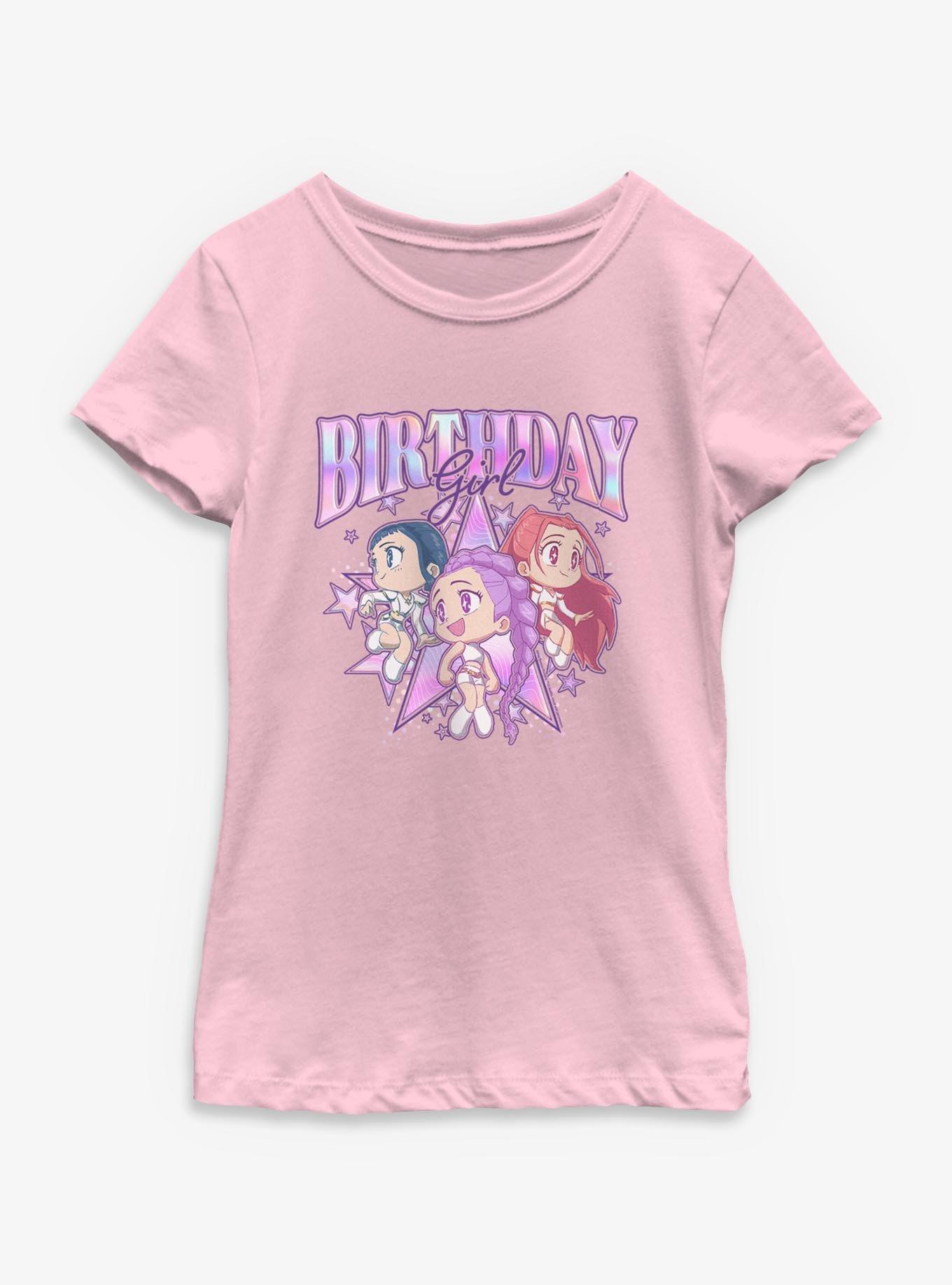 KPop Demon Hunters HUNTR/X Birthday Youth Girls T-Shirt, , hi-res