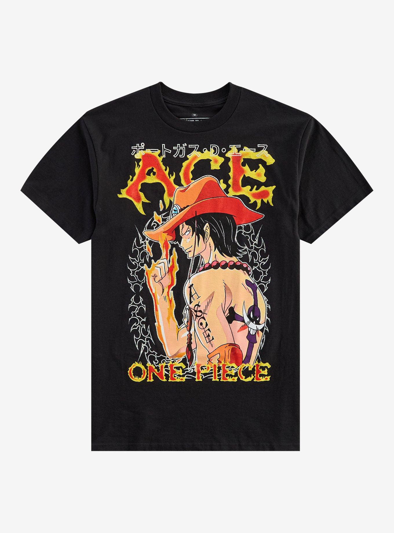 One Piece Ace Cyber Sigil T-Shirt, , hi-res
