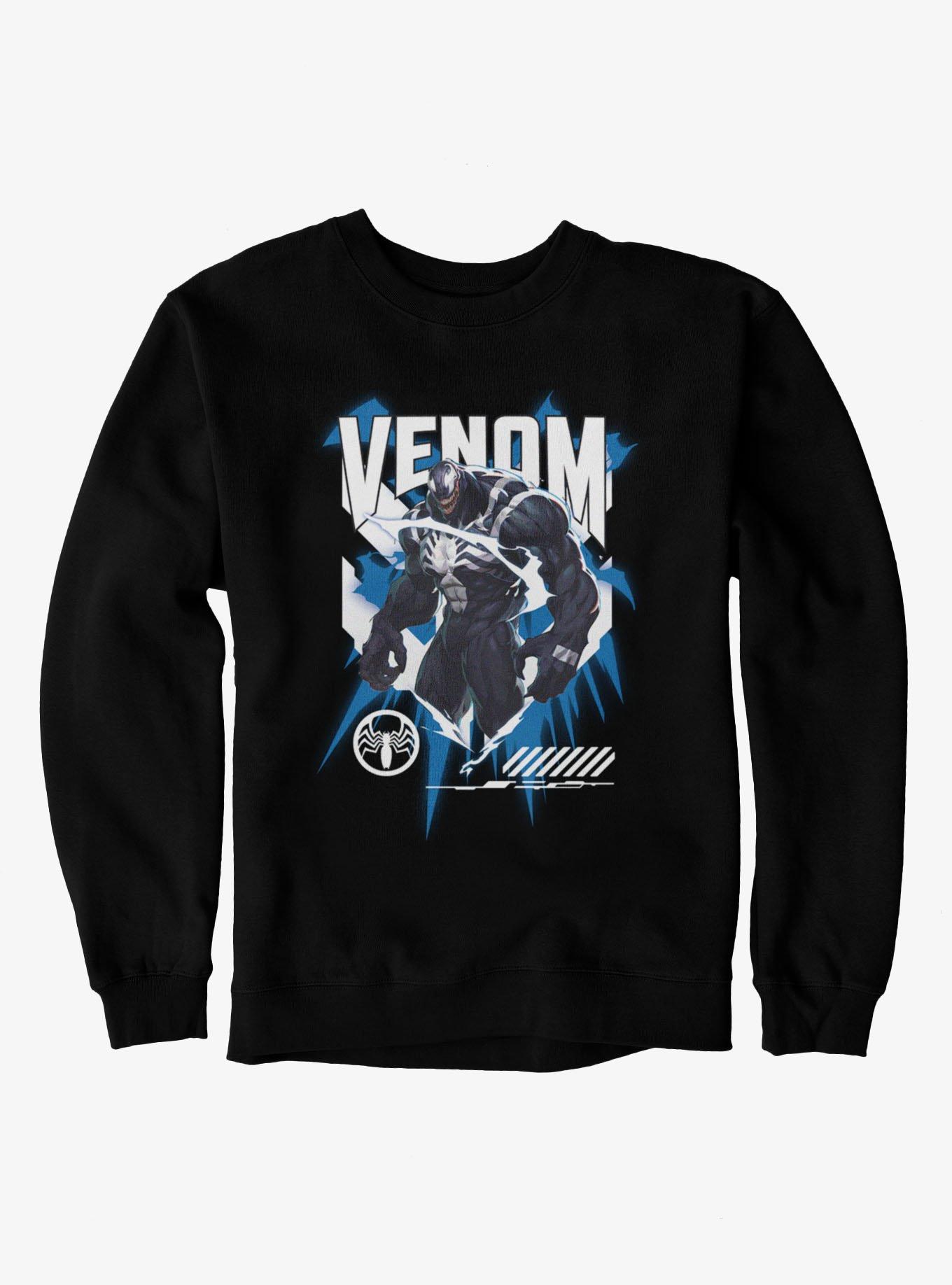 Marvel Rivals Venom Action Splash Sweatshirt, , hi-res
