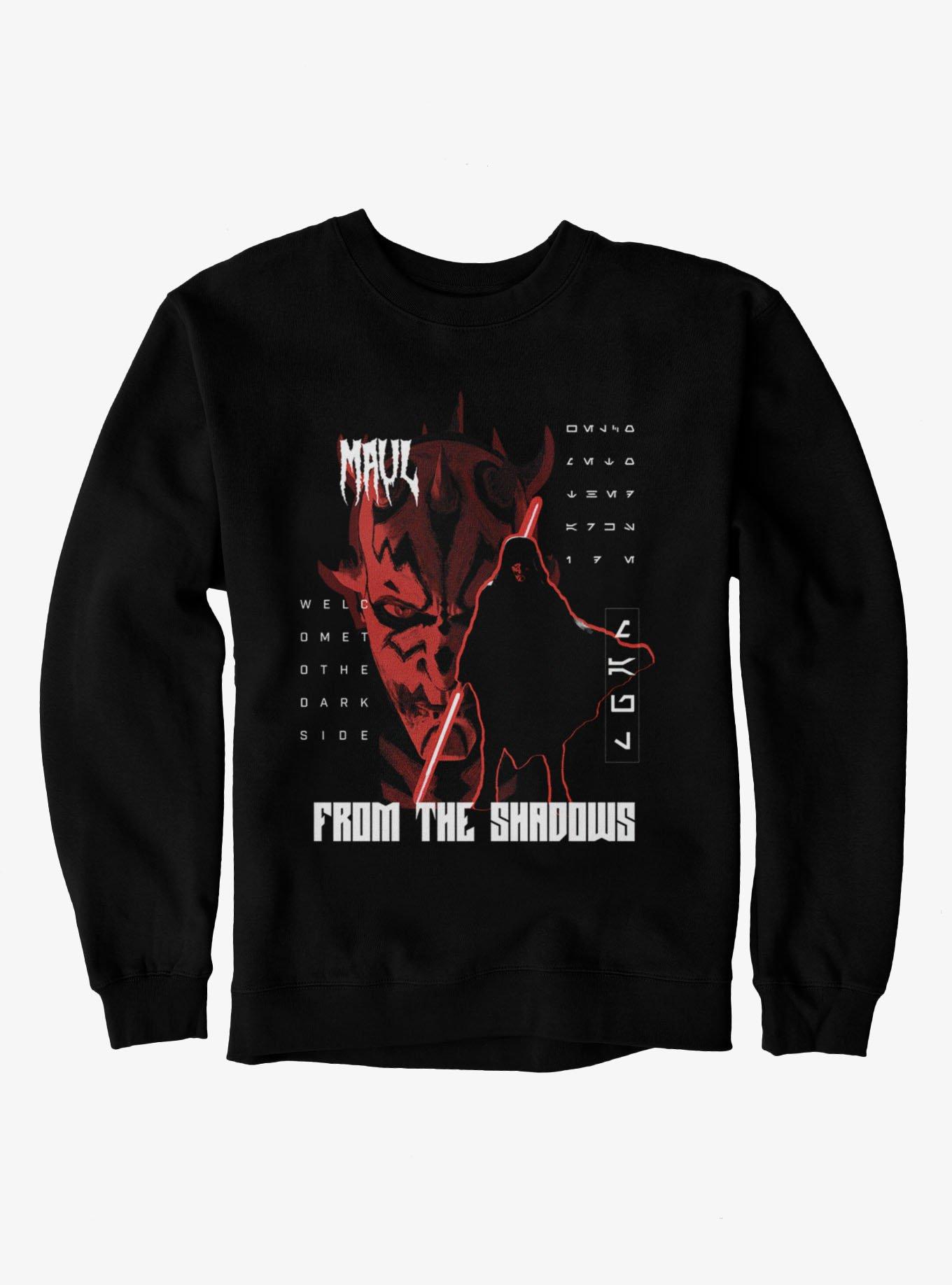 Star Wars: Maul Shadow Lord From The Shadows Welcome Sweatshirt Box Lunch Exclusive, , hi-res