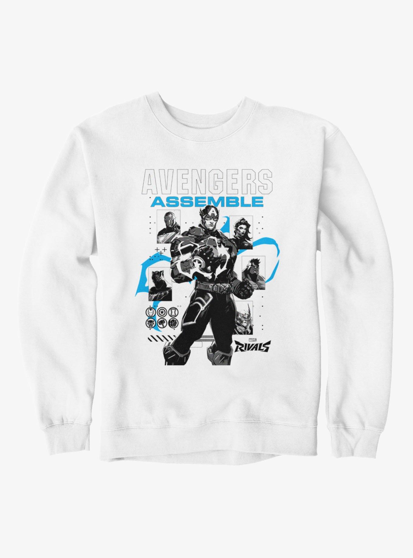 Marvel Rivals Captain America Avengers Assemble Sweatshirt, , hi-res
