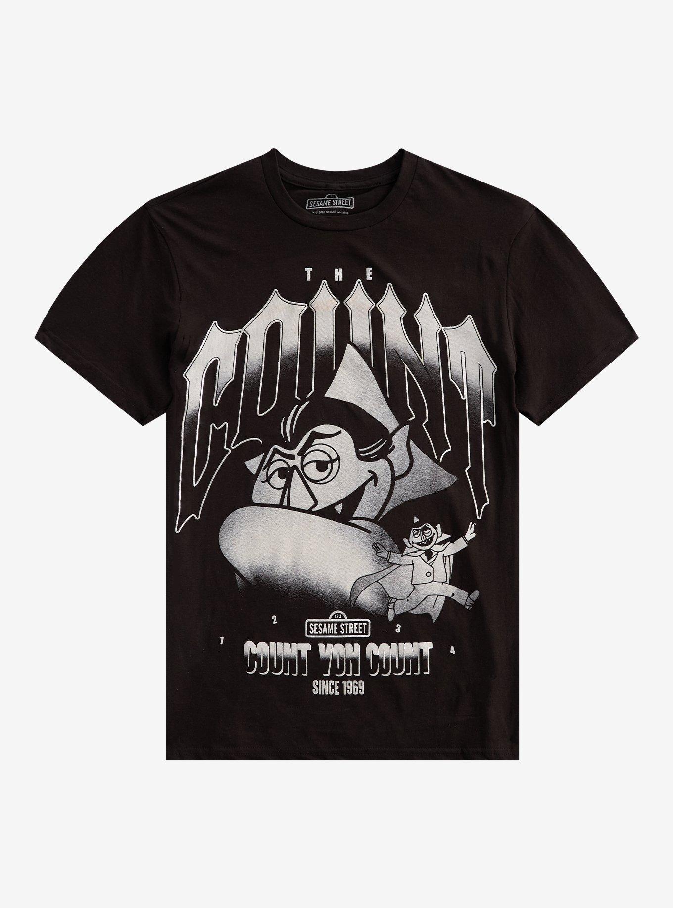 Sesame Street Count Von Count Metal T-Shirt, , hi-res