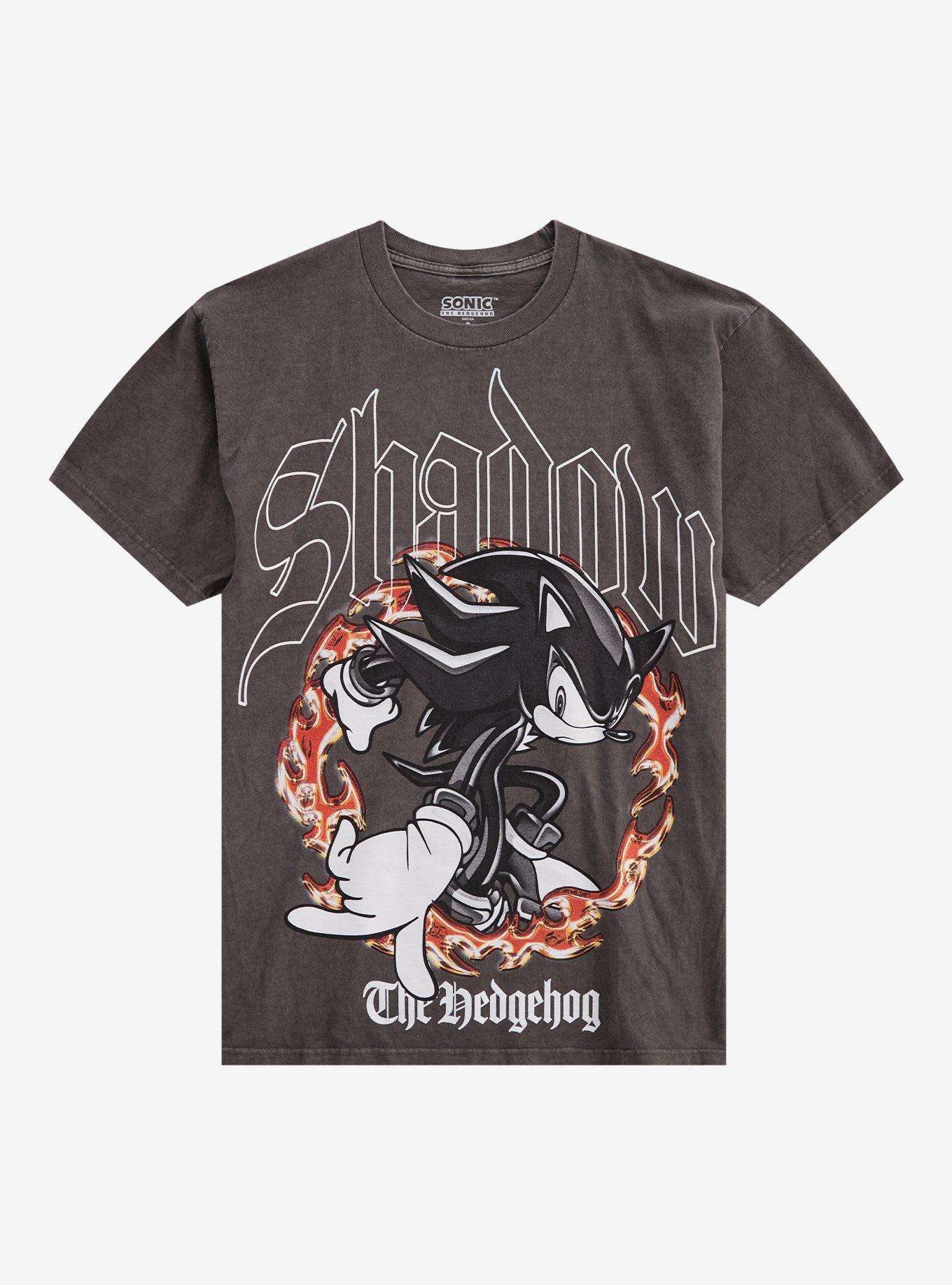 Sonic The Hedgehog Shadow Chrome Flames T-Shirt, , hi-res