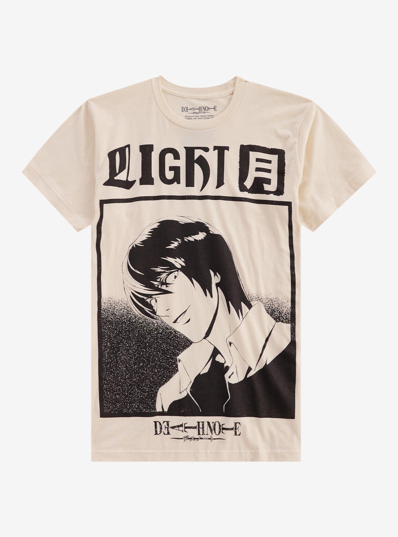 Death Note Light Yagami Portrait T-Shirt, , hi-res