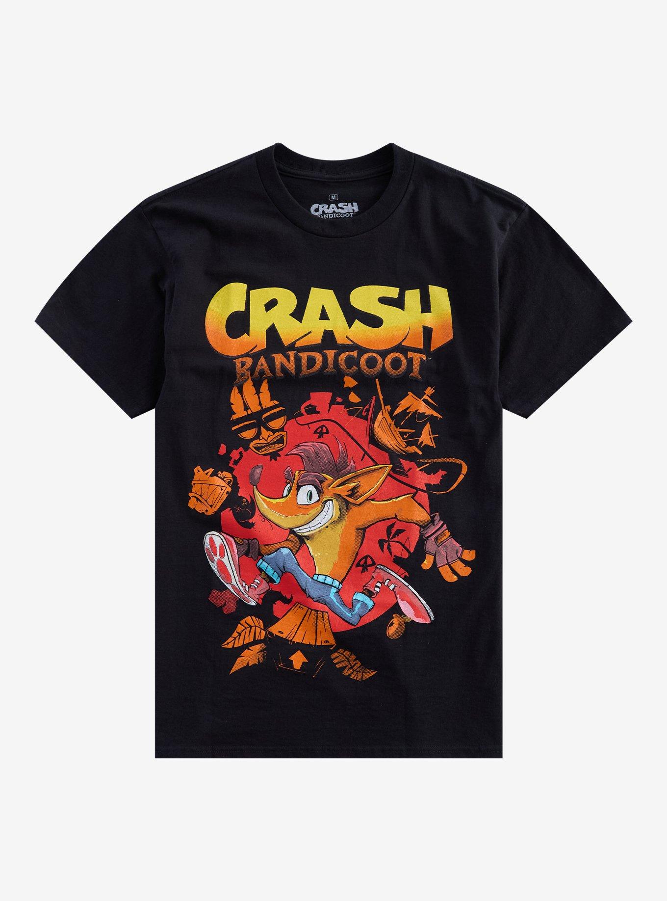 クラッシュバンディクーTシャツ【Crash Bandicoot Tee】 Crash Bandicoot Retry Level T-Shirt | Hot Topic