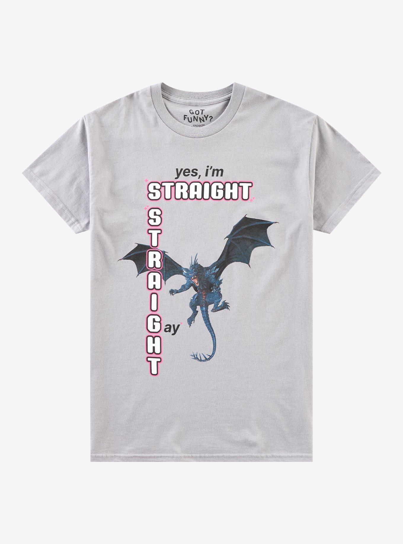 Straight Gay Dragon T-Shirt By Got Funny?, , hi-res