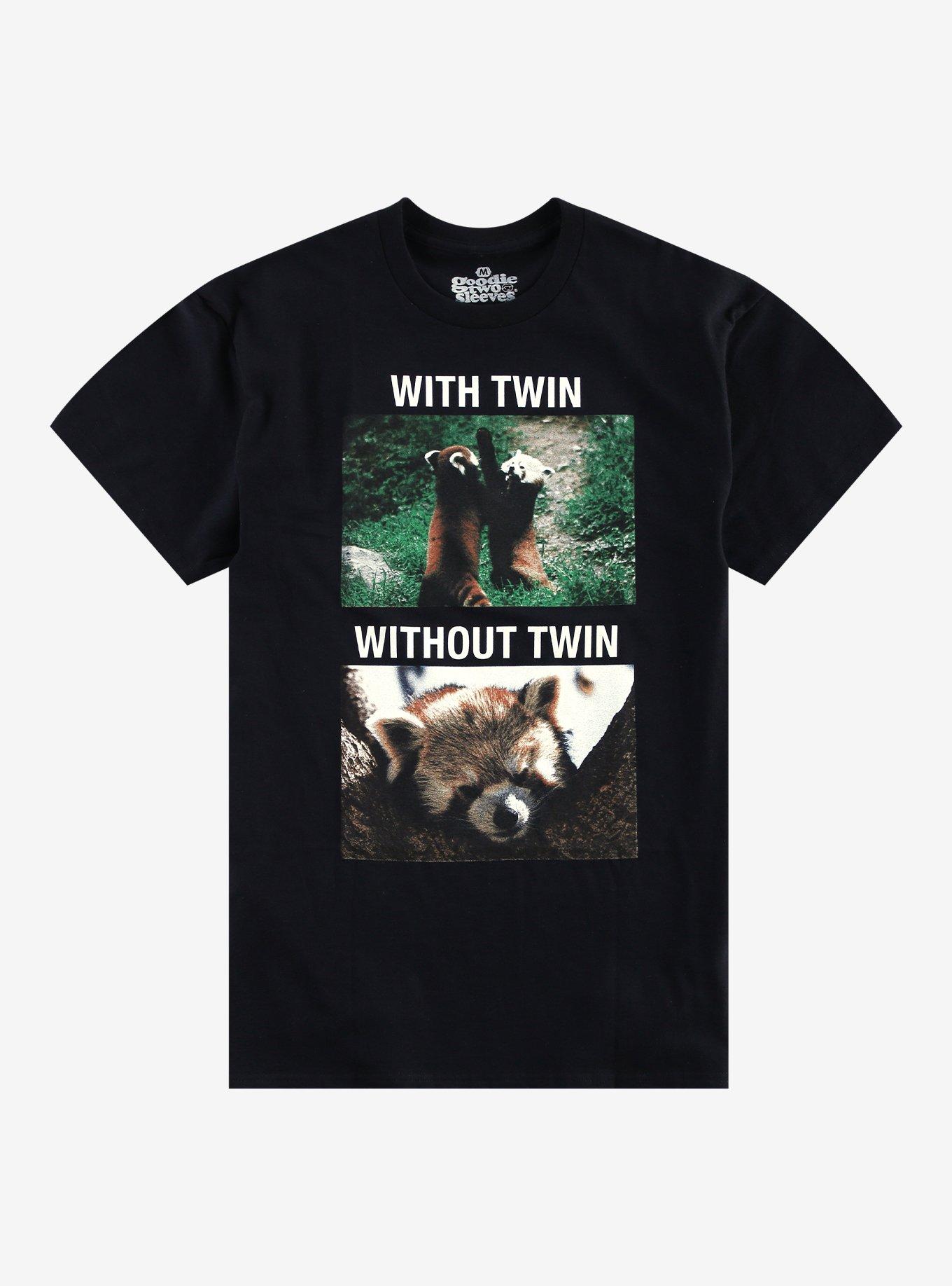 Red Panda Twin T-Shirt By Goodie Two Sleeves, , hi-res