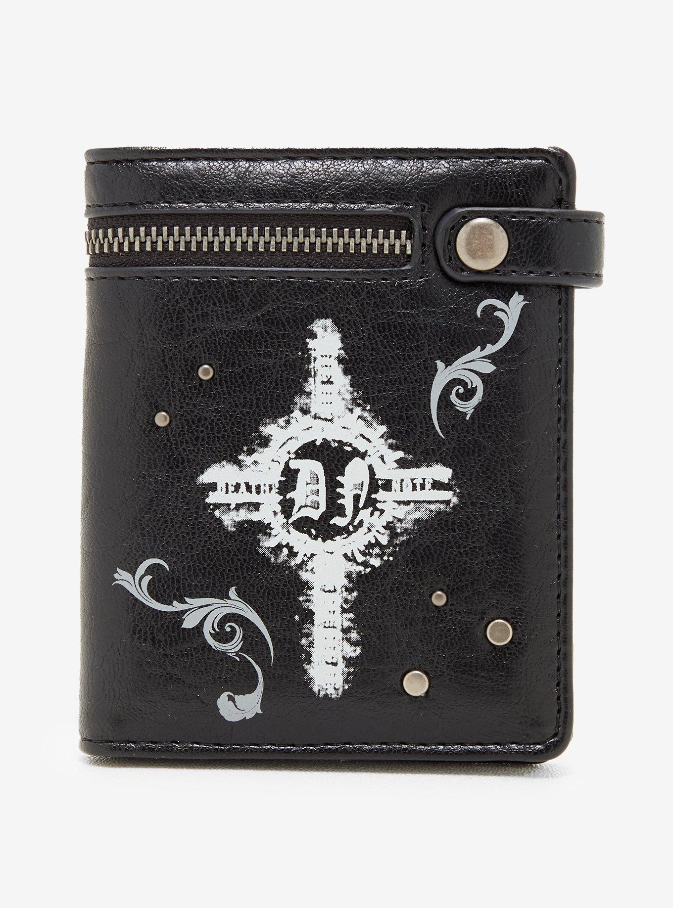 Death Note Ryuk Filigree Mini Wallet | Hot Topic
