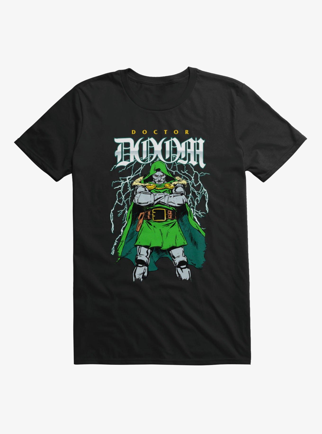 Marvel Comics Doctor Doom Lightning Stance T-Shirt, , hi-res