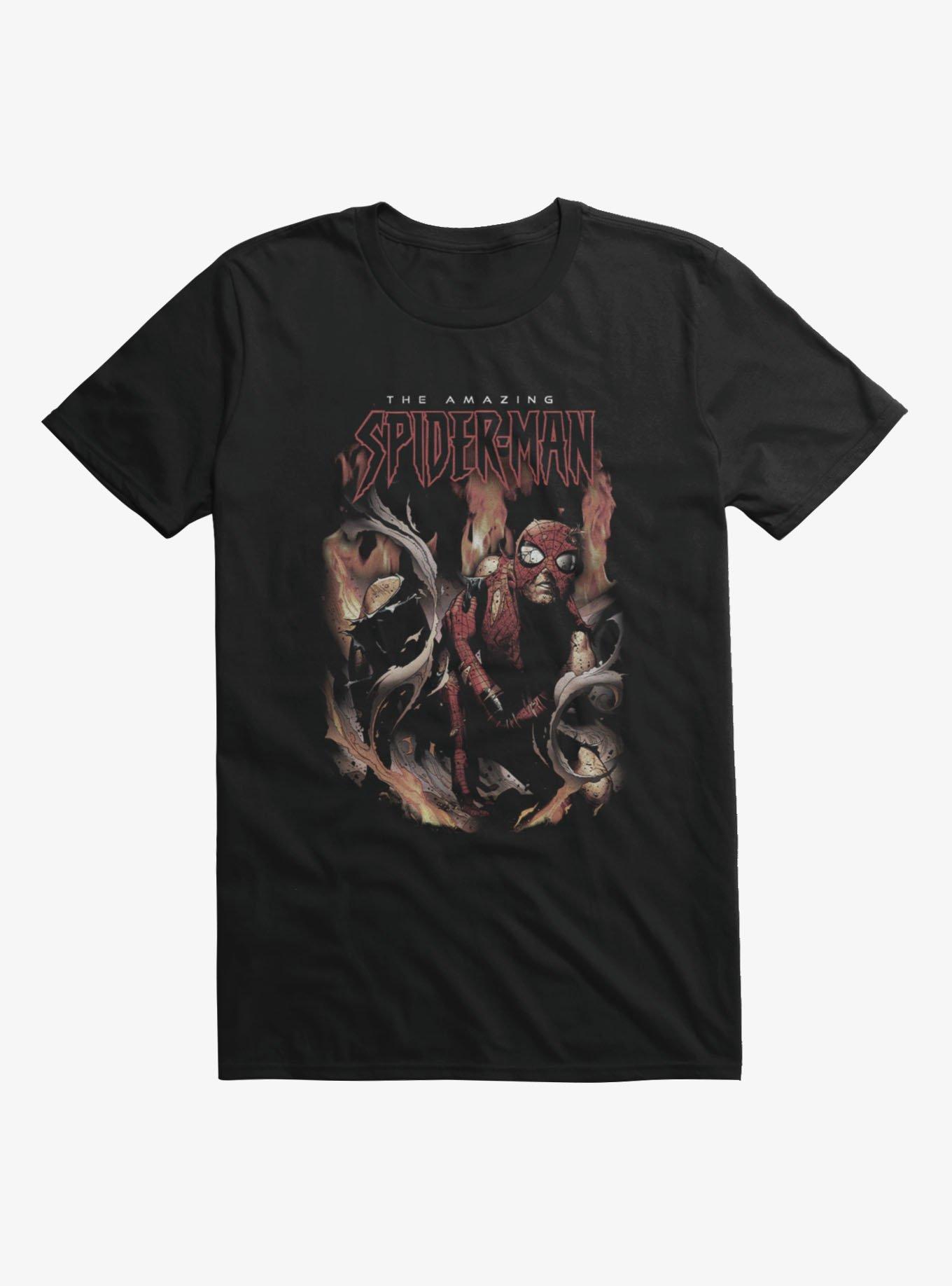 Marvel Amazing Spider-Man Fire And Wounds T-Shirt, , hi-res