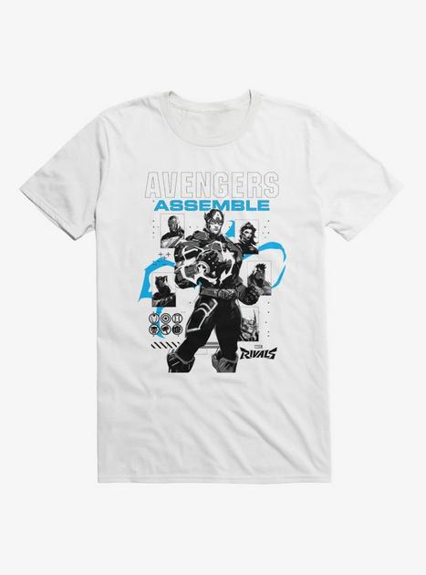 Marvel Rivals Captain America Avengers Assemble T-Shirt | Hot Topic