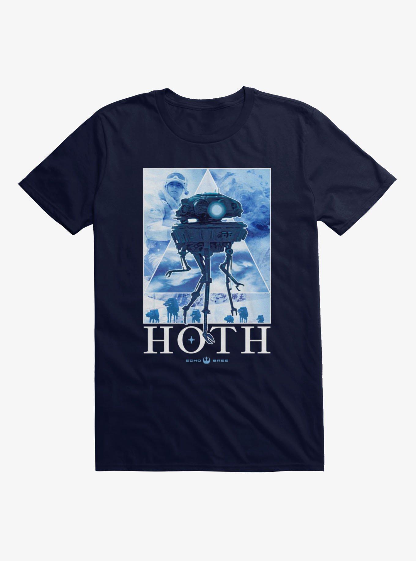 Star Wars Hoth Echo Base Poster T-Shirt, , hi-res