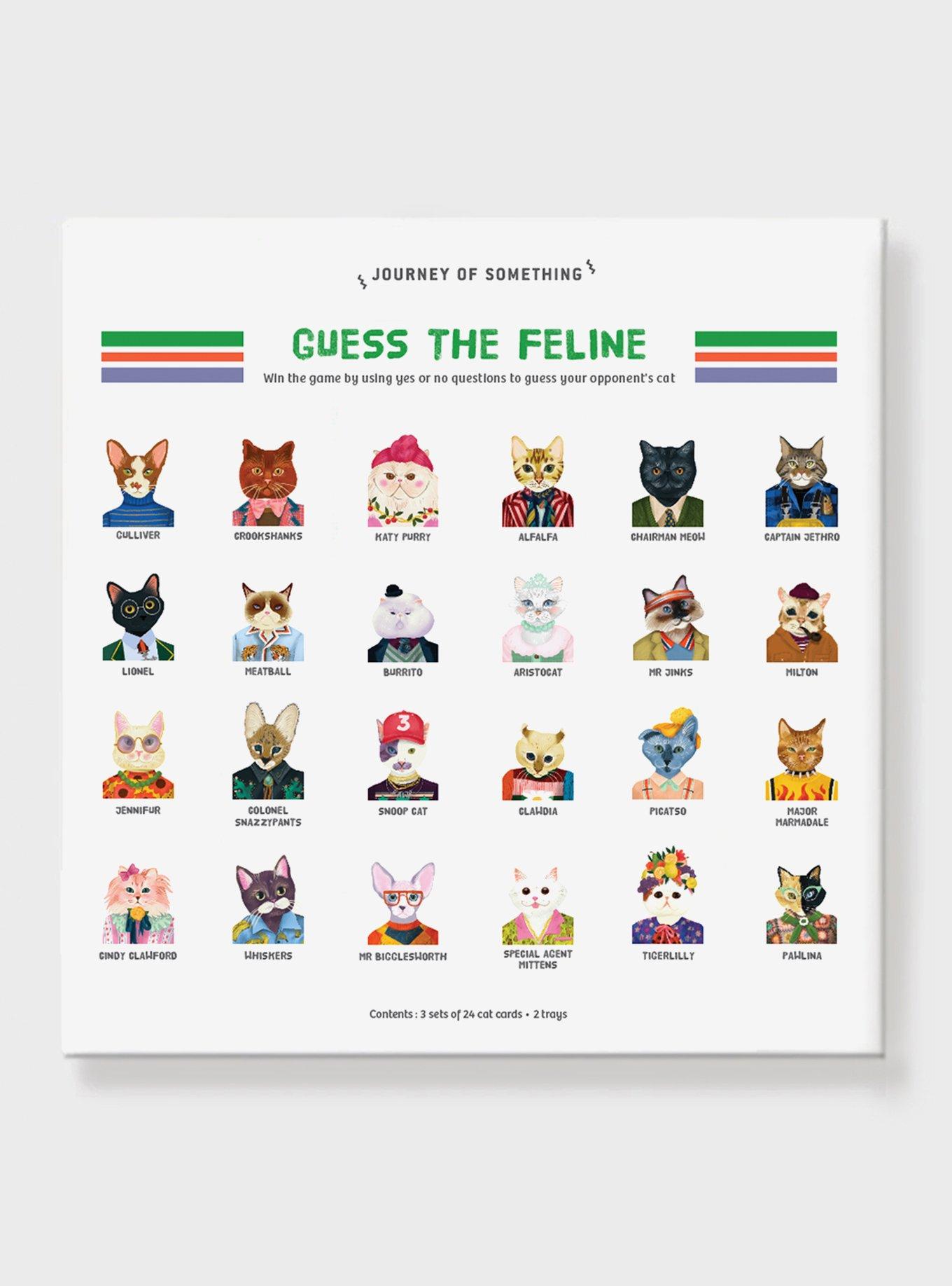Guess the Feline Card Game, , hi-res