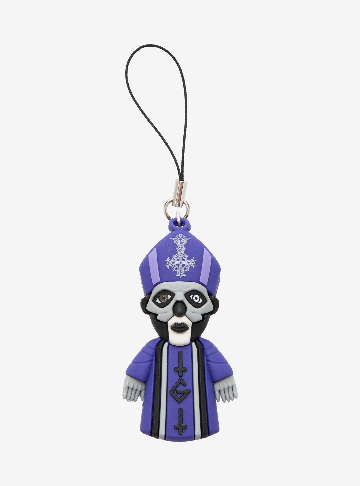 Ghost Papa V Perpetua Phone Charm Hot Topic Exclusive, , hi-res