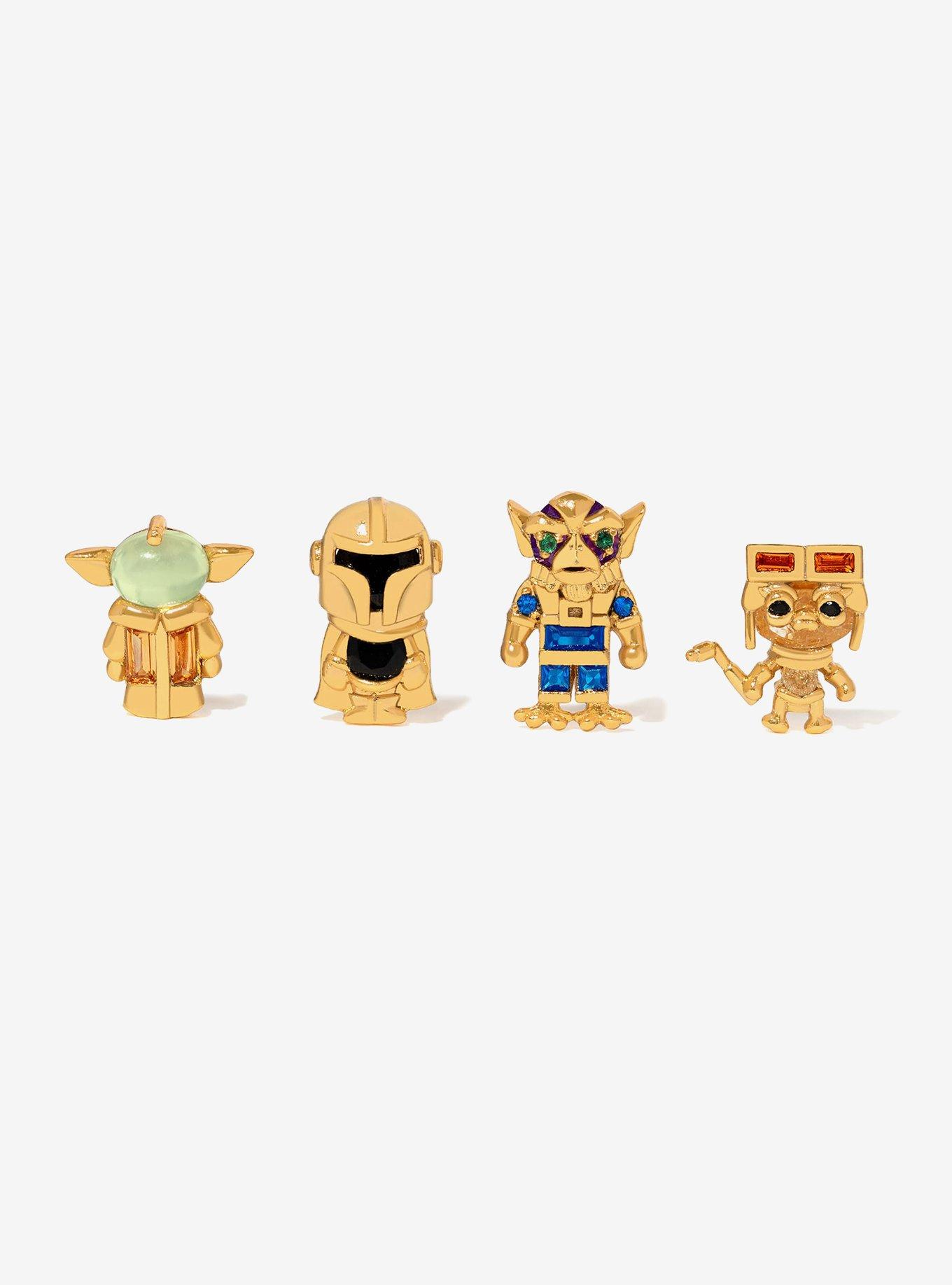 Star Wars X Girls Crew The Mandalorian Characters Mismatch Stud Earring Set, , hi-res