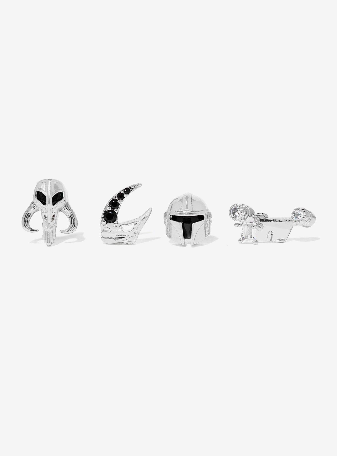 Star Wars X Girls Crew The Mandalorian Icons Mismatch Stud Earring Set, , hi-res