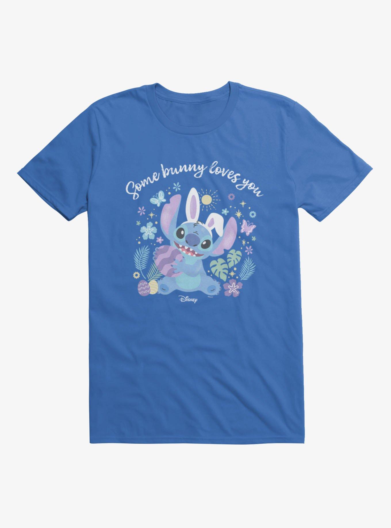 Disney Lilo And Stitch Easter Bunny Loves You T-Shirt, , hi-res