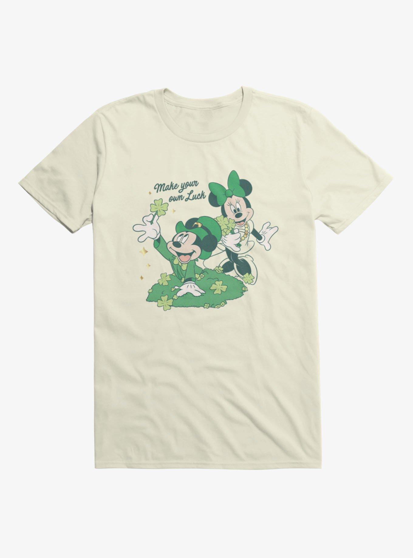 Disney Mickey And Friends St. Patrick's Make Your Own Luck T-Shirt, NATURAL, hi-res